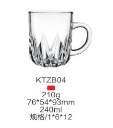 Beer Handle Cup Glass Large Capacity Beer Mug Milk Cup Coffee Cup Green-Tea Cup Scented Tea Cup Mug Wholesale
