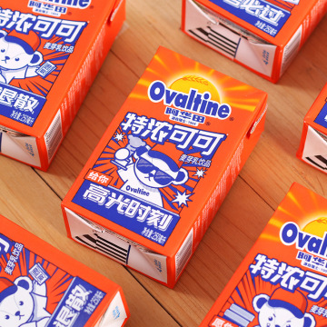 ovaltine阿华田特浓可可麦芽乳饮料营养早餐美味饮品250ml6盒装