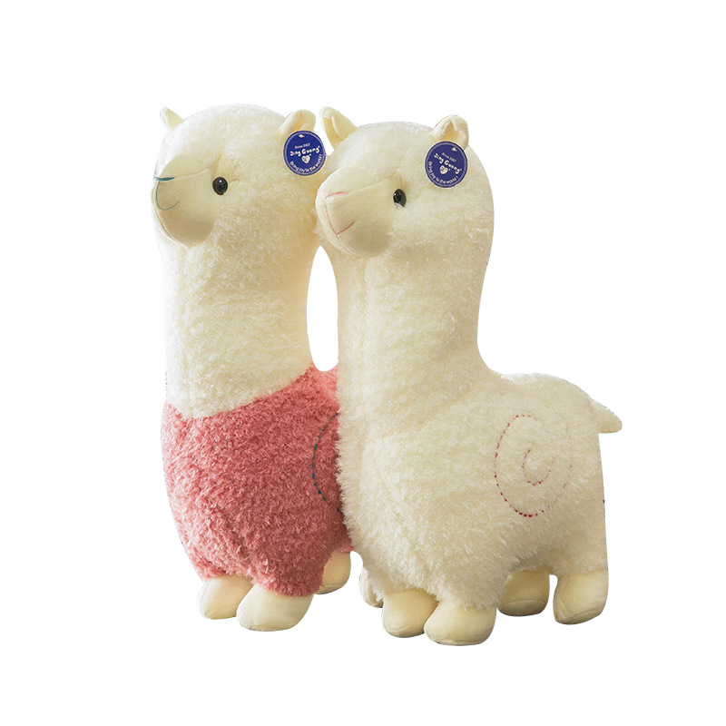 Wholesale God Beast Alpaca Doll Grass Mud Horse Pillow Plush Toy Chinese Zodiac Sign of Sheep Children Girls Birthday Gifts Generation Hair