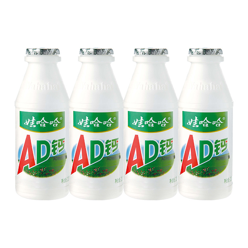 娃哈哈ad钙奶220g*4瓶(单排)