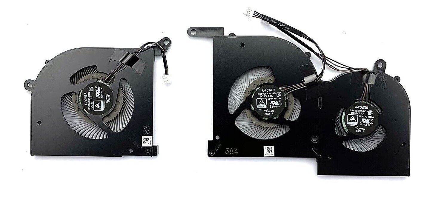 适用于msi gs66 ws66 stealth 10sd 10se 10sf 10sfs 10sgs风扇