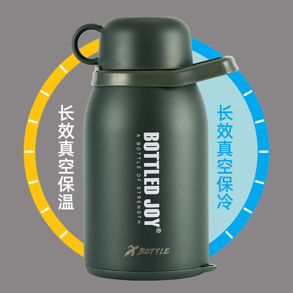 新款bottled joy盖式吨吨桶保温壶304不锈钢真空户外居家通用水杯