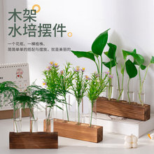 玻璃透明花盆器皿插花瓶子容器桌面摆件创意简约植物绿萝水培花瓶