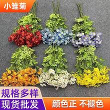 仿真手感小雏菊酒店客厅装饰摆件餐桌布置仿真假花北欧装饰塑料花