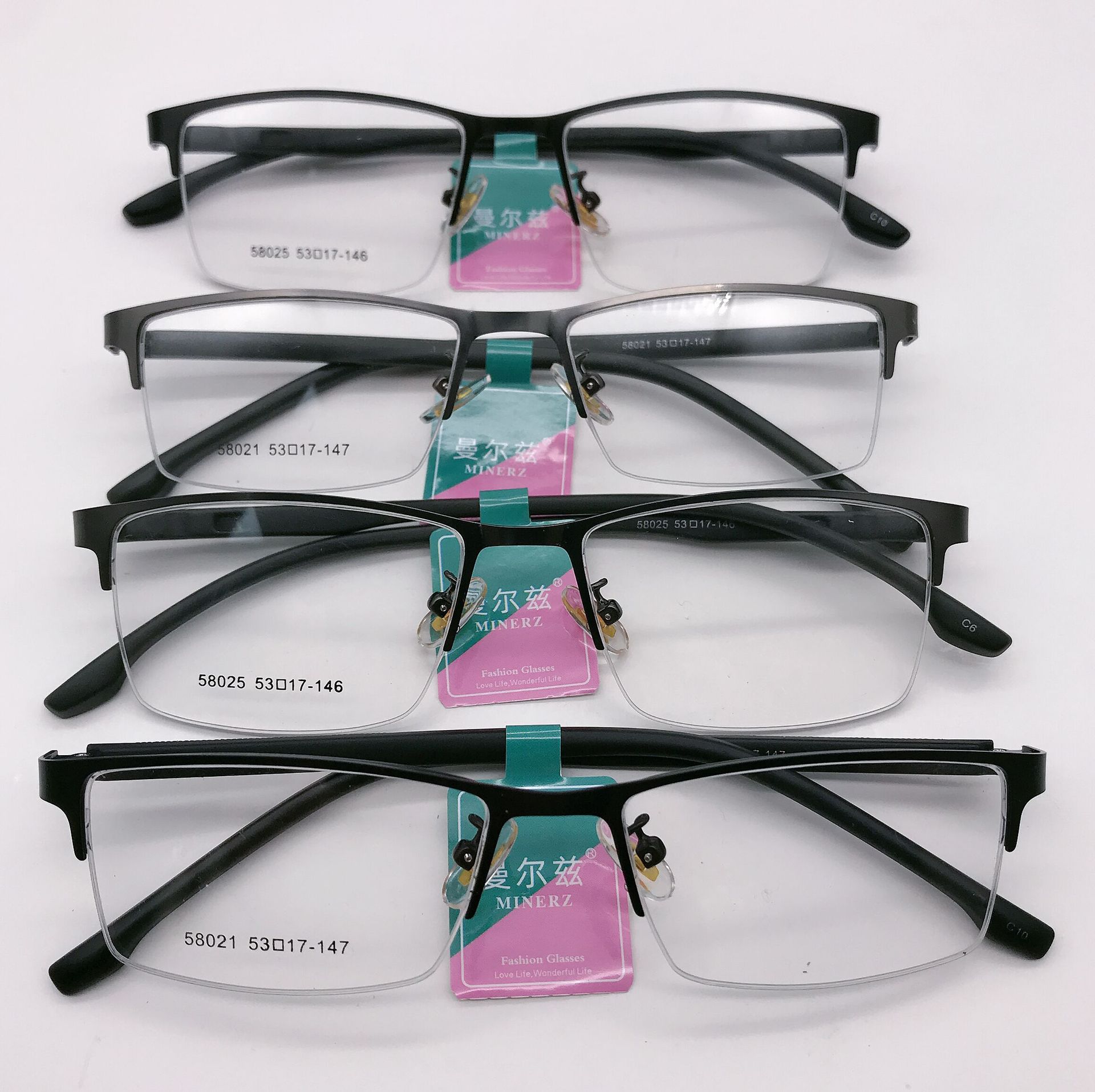 保时捷高品质纯钛镜框方框眼镜架男士商务精工金属钢板近视眼镜框