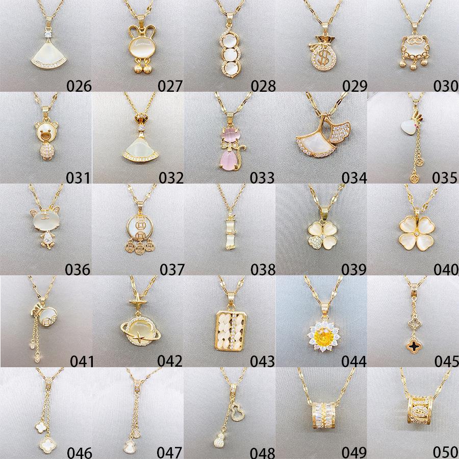 Hundred Hot Sale Color Protection Small Pendant Match at Ease Fashion Trending Best-Seller on Douyin Source Factory Wholesale without Chain