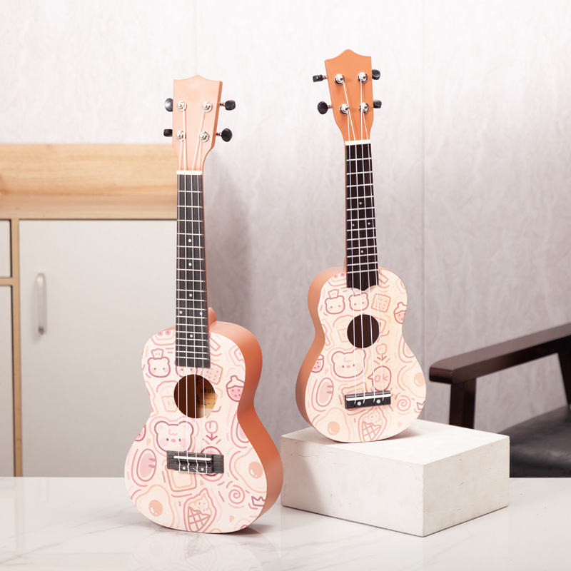 尤克里里ukulele弹奏乐器可爱小吉他高颜值彩色跨境电商代销代发