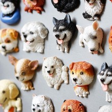 世界名犬柯基牧羊犬泰迪各种小狗冰箱贴磁铁磁贴 创意吸铁石装饰