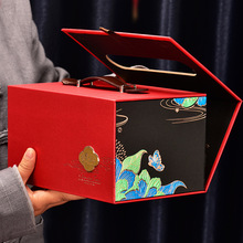 logo企业糕点礼盒礼品酒店年货2023空盒礼品盒伴盒装手包装设计新