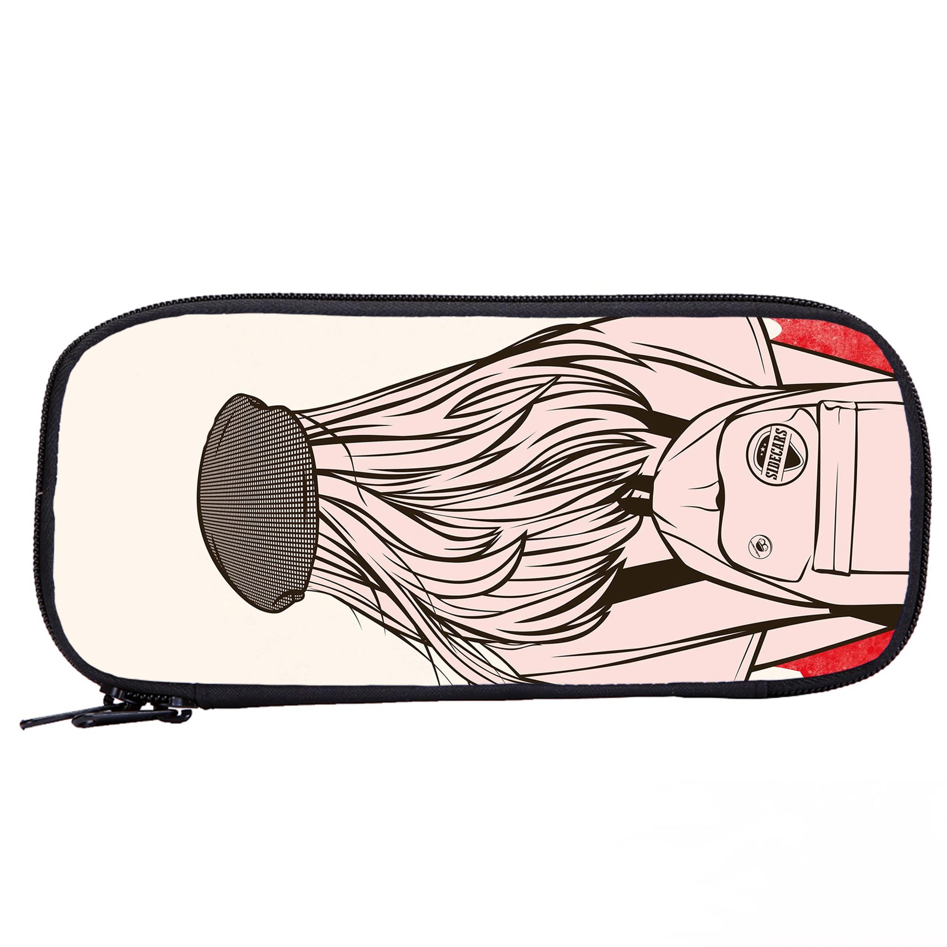 卡通女孩笔袋 图片彩印3d铅笔袋儿童学生笔袋印logo厂家跨境批发