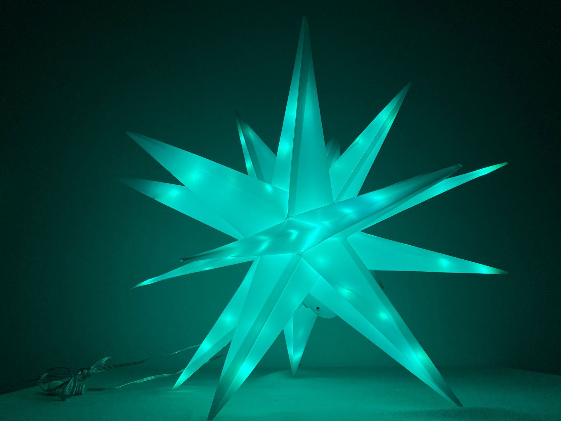 led智能幻彩点控rgb蓝牙app灯串爆炸星装饰造型灯节日灯春节装扮