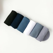 夏季商务男士竹纤维透气丝袜薄款中筒条子短袜10双对对袜厂家批发