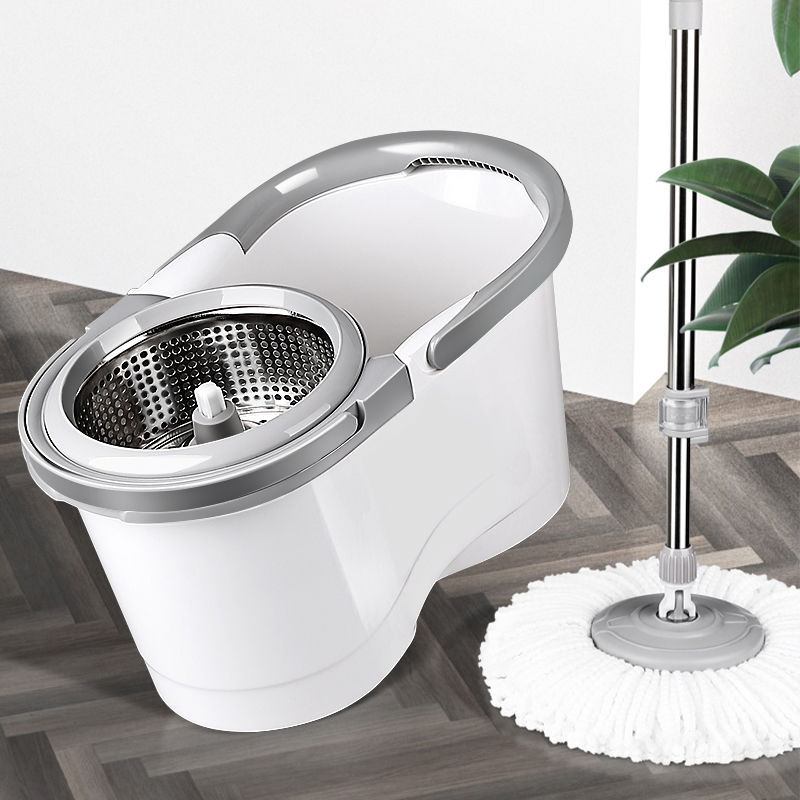 美丽雅双驱动旋转拖把家用拖布桶免手洗懒人拖地自动甩水干湿两用
