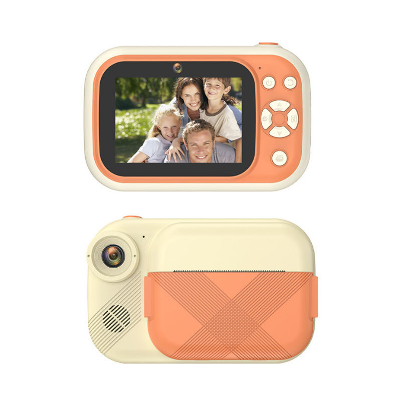 New Children's Camera HD 4000W Front and Rear Dual Camera Cartoon Printable Camera Fun Polaroid Spot