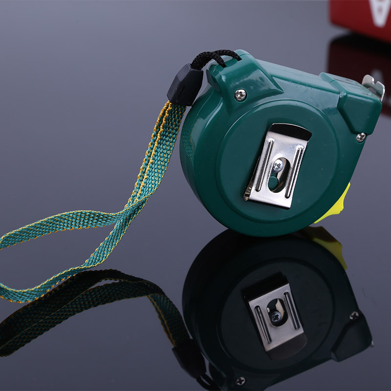 批发五金工具不锈钢卷尺5米 量具工业级abs抗摔办公家用钢卷尺