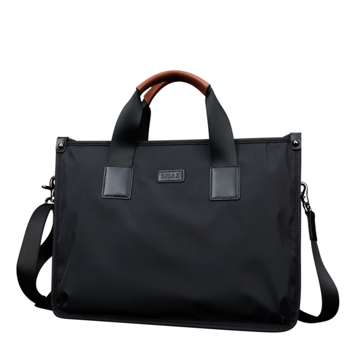 【一件可发】大容量横款电脑包休闲商务手拎斜跨包公文包男手提包