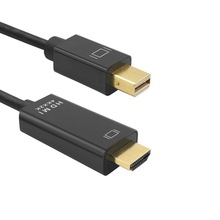 1.8米 迷你DP转HDMI 4K*2K Mini Displayport to hdmi超清转接线