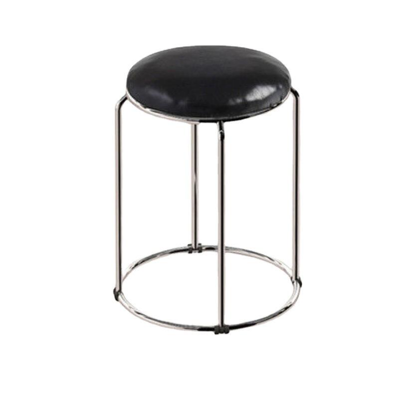 圆凳子加厚实心凳子实木凳收纳凳时尚换鞋凳铁凳铁加厚钢筋凳批发