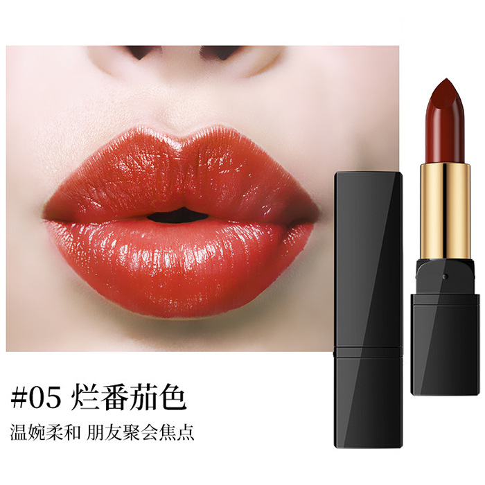 Wholesale Lipstick 5-Piece Set Red Big Color Mousse Velvet Matte Waterproof Matte Lipstick Gift Box