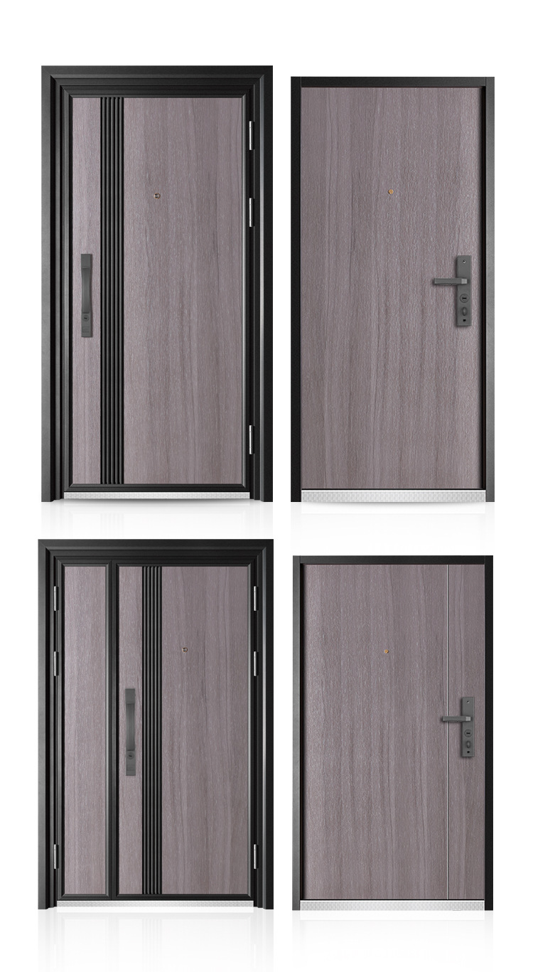 伊诺防盗门 甲级家用入户门 定制进户门 公寓大门 小区安全门卡门