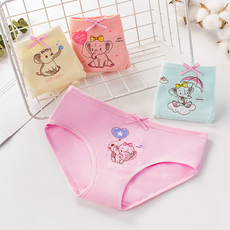 儿童内裤女纯棉三角裤2-11岁小女孩宝宝中大童婴幼儿女童内裤批发