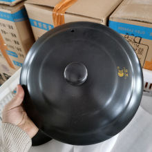 8ACW批发陶瓷砂锅盖子配件通用黑色炖锅汤煲白色沙锅盖火锅大号华