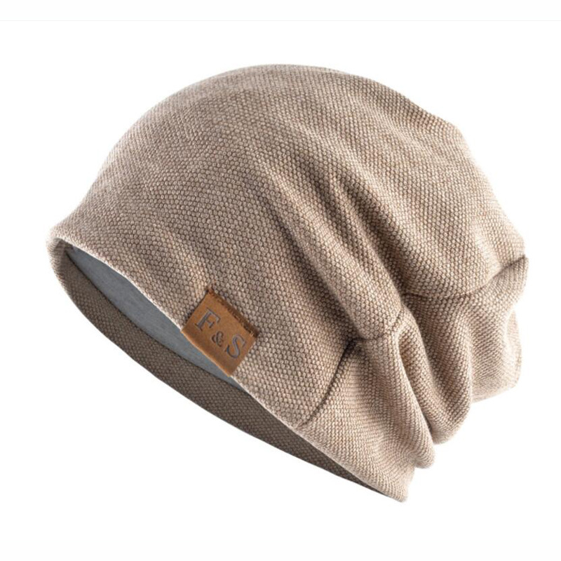 Cross-Border Sleeve Cap Korean Style Men and Women Street Hip Hop Pile Heap Cap Breathable Closed Toe Cap Confinement Cap Windproof Knitted Hat FS