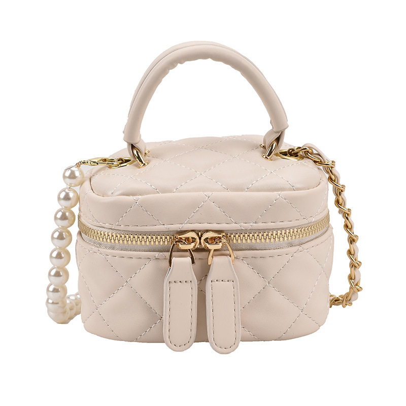 Pearl Box Bag 2023 New Fashion Mini Portable Ins Versatile Chain Lipstick Pack Diamond Crossbody Bag