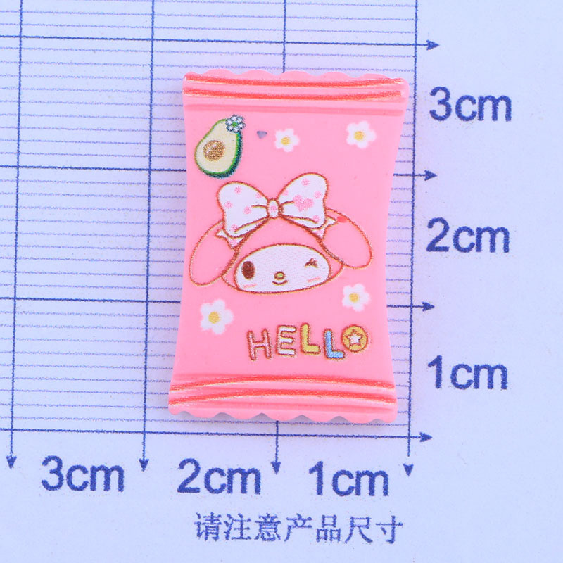 Candy Series New Candy Toy DIY Cream Glue Homemade Phone Case Fruit Clip Head Rope Resin Accessories Refridgerator Magnets