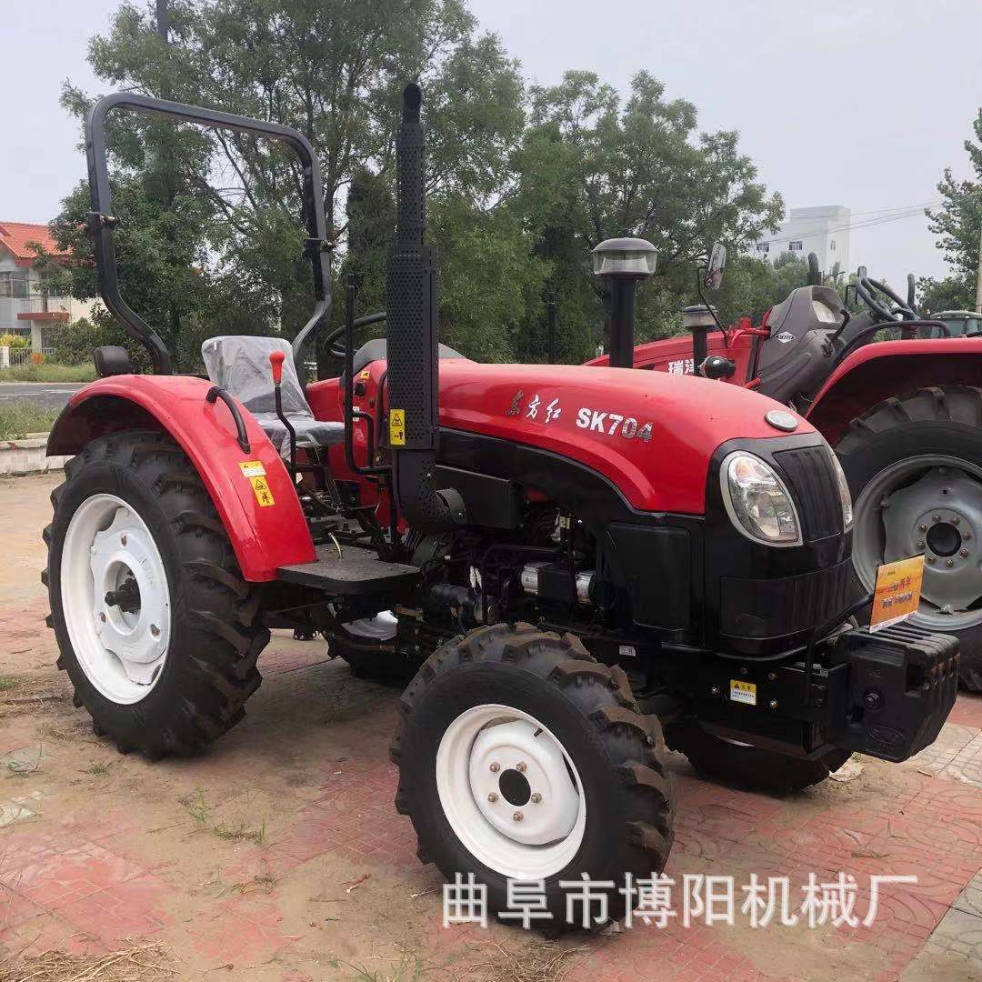 东方红me704四轮拖拉机 窄轮距红薯土豆种植拖拉机 大桥整地机