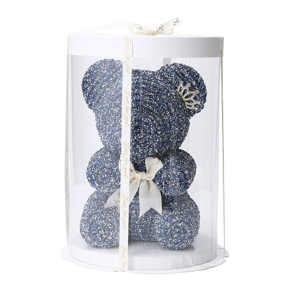 七夕情人节礼物钻熊泡沫熊爆款钻石小熊教师节恩师生日礼