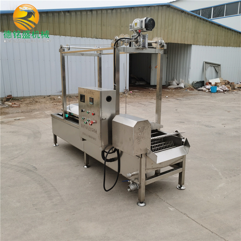 广安炸油条全自动设备 电加热油条油炸机制造厂家 不锈钢油条设备