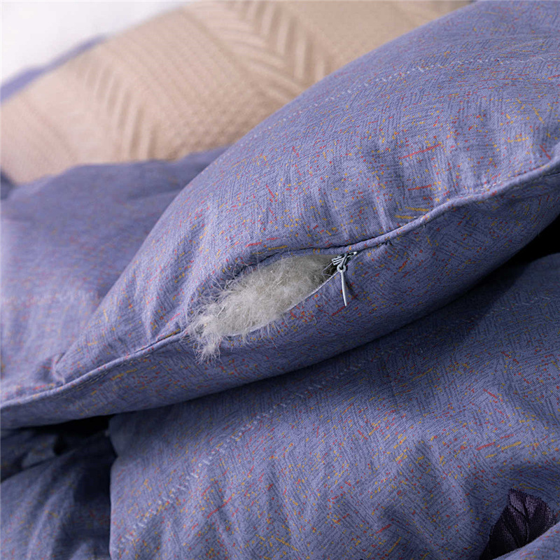 旧羽绒服翻新羽绒被被壳半成品自充绒立衬被芯防钻绒被套扭花内胆