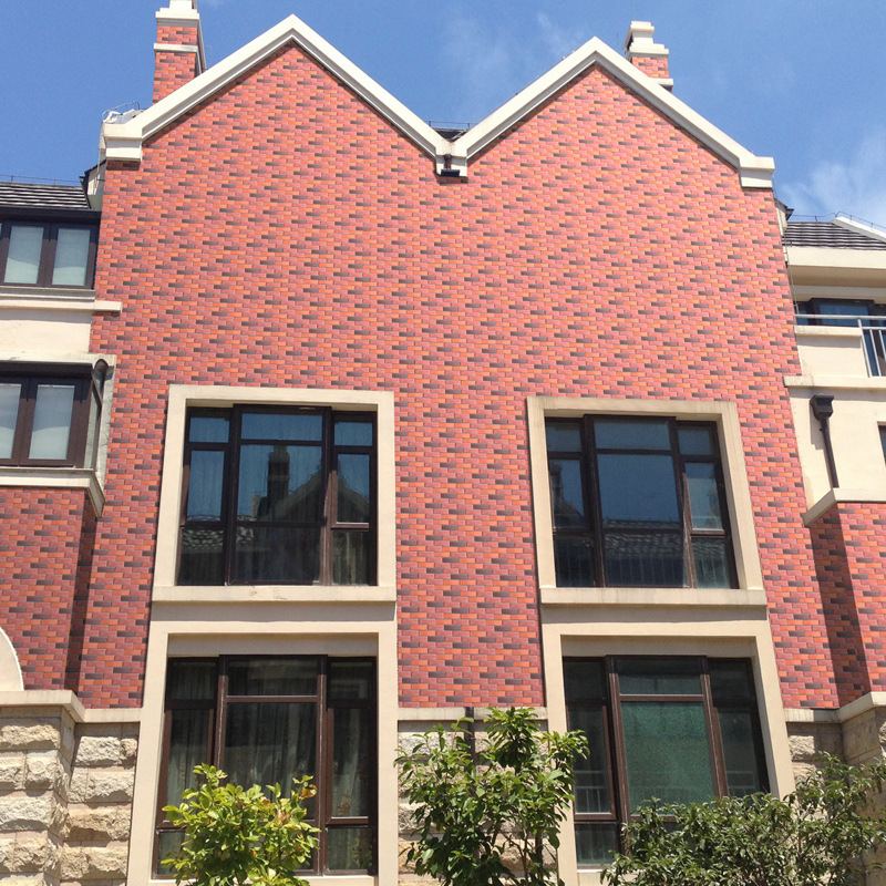 红色文化石外墙砖室外别墅红砖文化砖仿古砖阳台背景墙劈开砖e921