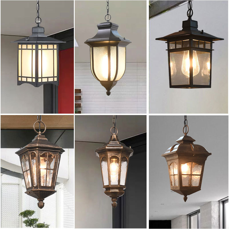 户外吊灯走廊过道阳台别墅庭院大门入户阳光房灯室外凉亭葡萄架灯