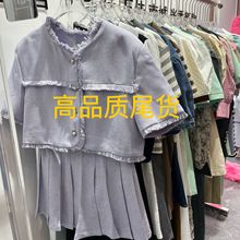 品牌折扣裙子杂款连衣裙短袖地摊大码女装尾单清货衣服十三行尾货