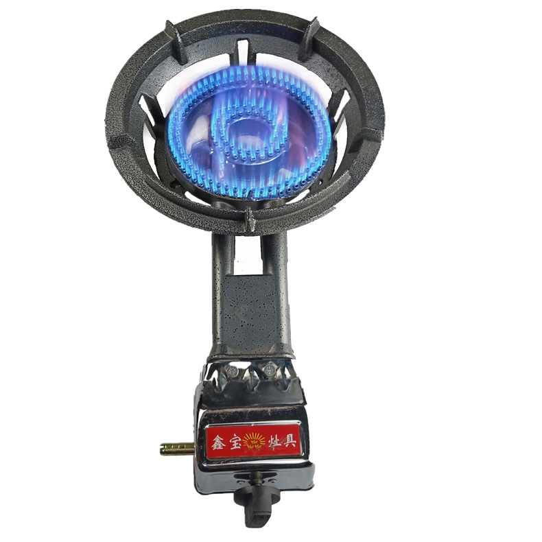 节能大家用猛火炉单个商用铸铁燃气煤气液化气天然气沼气台式单灶