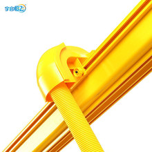 黄色塑料光纤槽道配件阻燃ABS/PVC尾纤走线槽通信光纤布线桥架