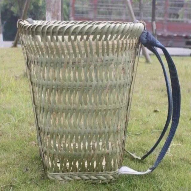 竹编背篓大号全竹背篼农用背草料采承重强竹筐四川 收菜筐-阿里巴巴