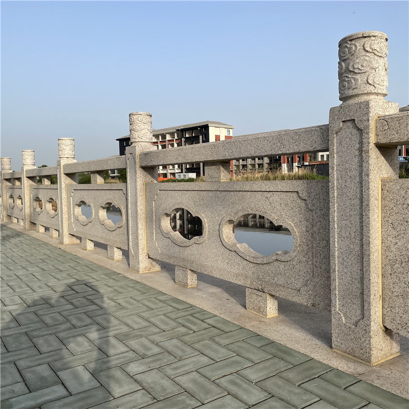 大理石汉白玉石栏杆别墅寺院桥梁河堤庭院护栏阳台石围栏