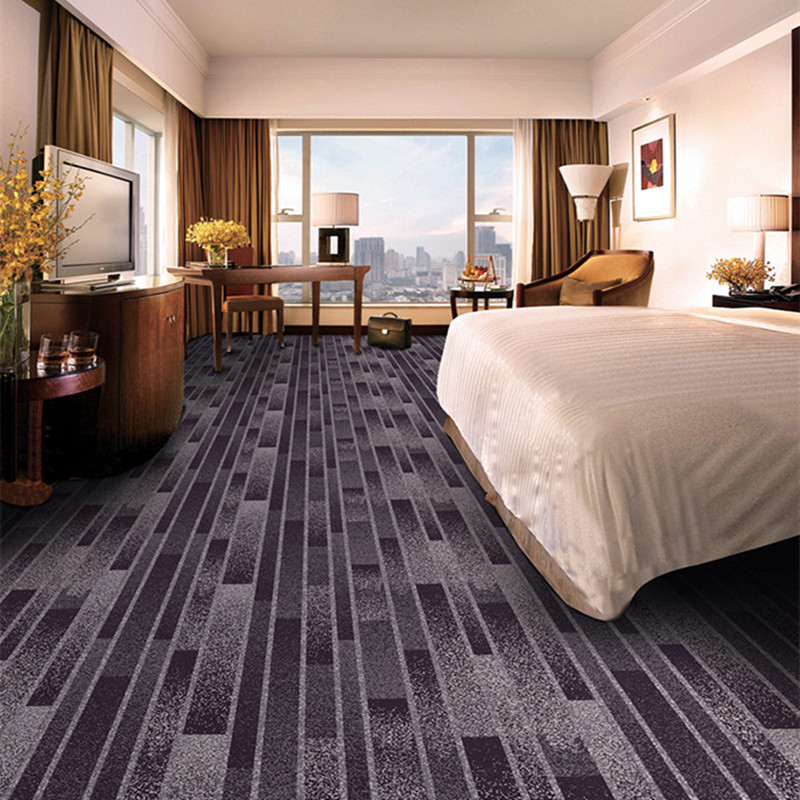 450g尼龙圈绒印花地毯现货休闲厅茶厅咖啡厅会所休息室用割绒地毯