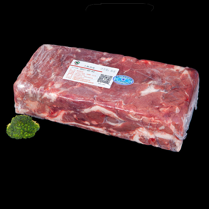 宁夏津玖羊盐池滩羊肉上脑肉砖羊肉卷商用批发厂家直供