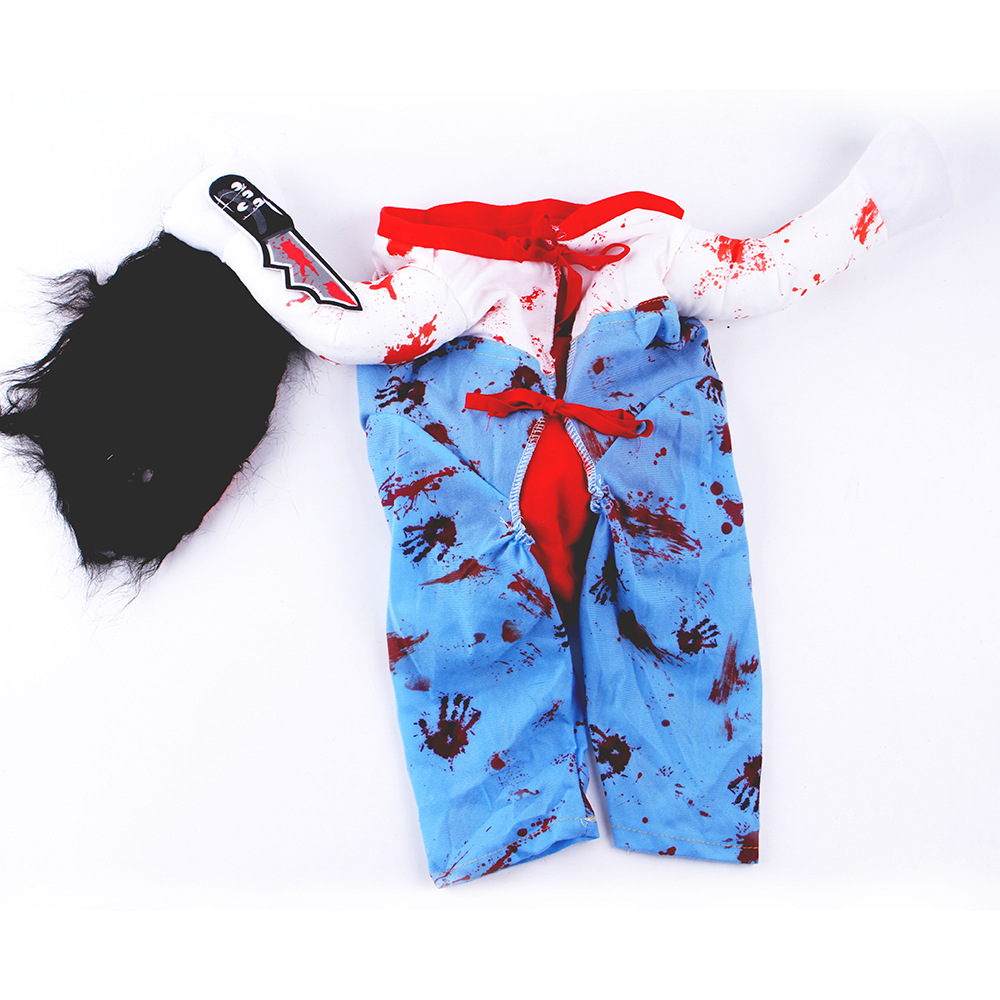 New Style Pet Bloody Doll Pet Costume Dog Supplies Costume Cospaly Halloween Cat Clothes