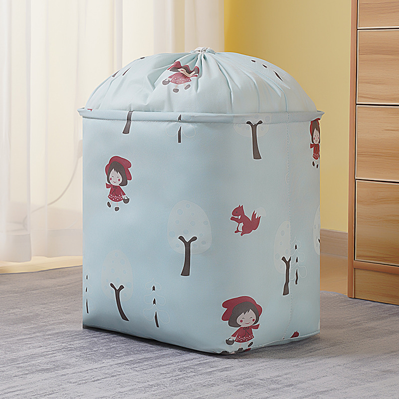 Storage Bag Moving Bag Cotton Quilt Clothing Quilt down Jacket Moving Clothes Quilt Drawstring Waterproof Packing Bag