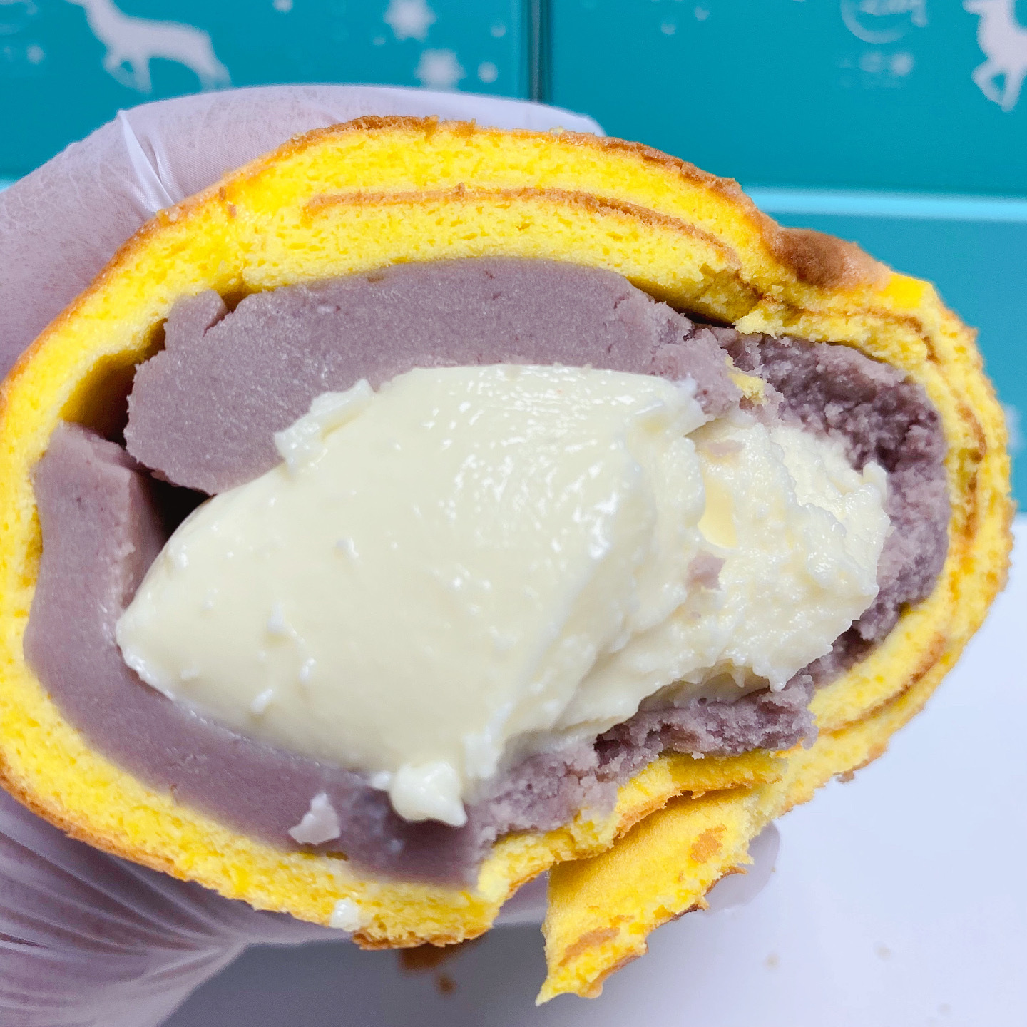 一只澜 虎皮芋泥奶冻卷手工网红代餐早餐零食盒子蛋糕糕点心