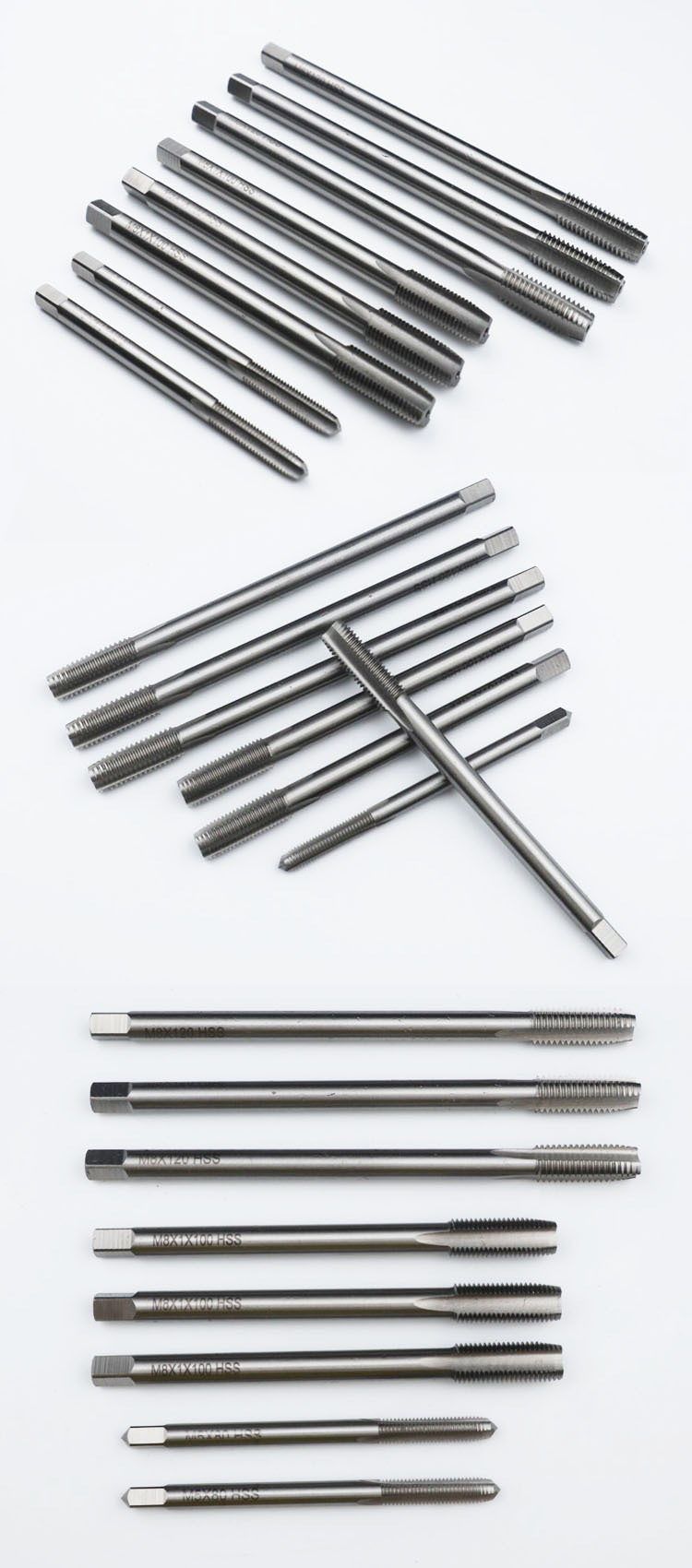 亿斯克全磨制加长细牙机用丝锥 高速钢丝攻细牙10 12 14 16 18