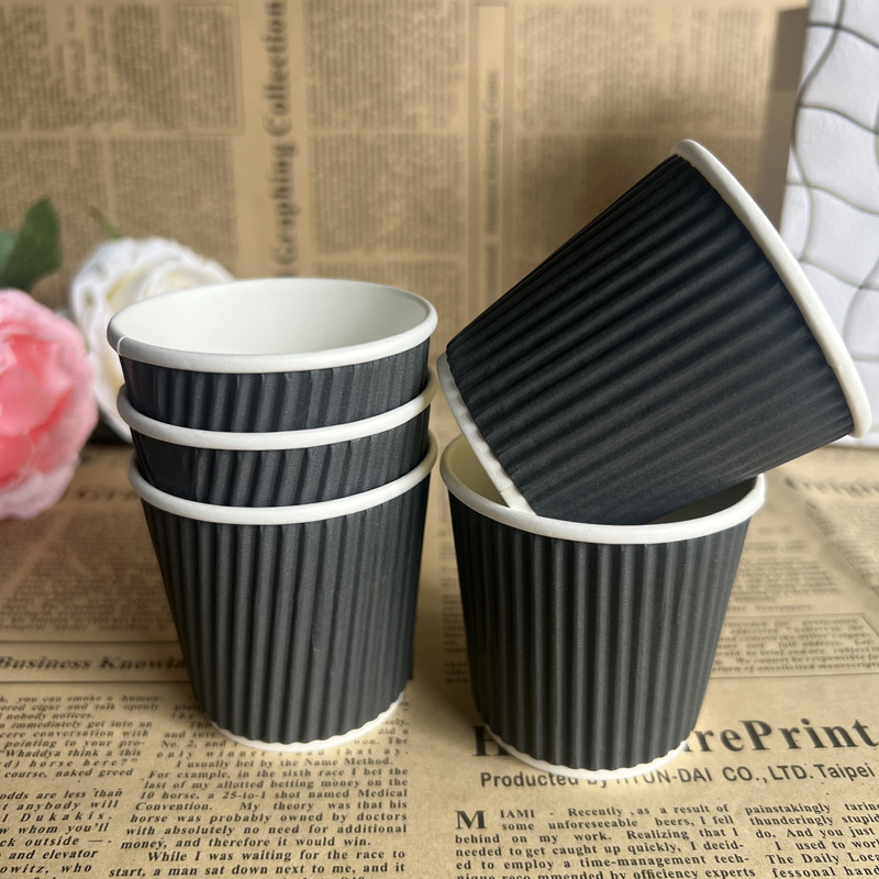 disposable paper cup factory customized wholesale 4oz angular cup supermarket tasting cup small cup 4oz coffee cup