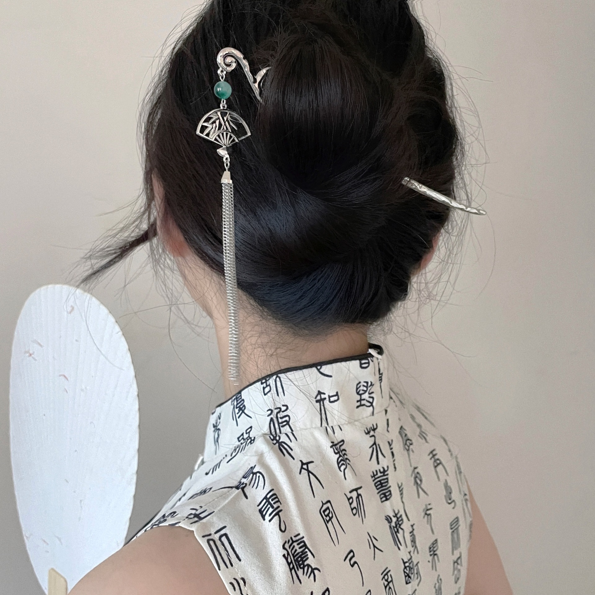 新中式金属发簪流苏步摇簪子盘头发饰旗袍汉服古典古风挽发钗子女