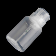 美甲洗甲水按压瓶卸甲水分装瓶 加厚带锁防漏空瓶美甲工具