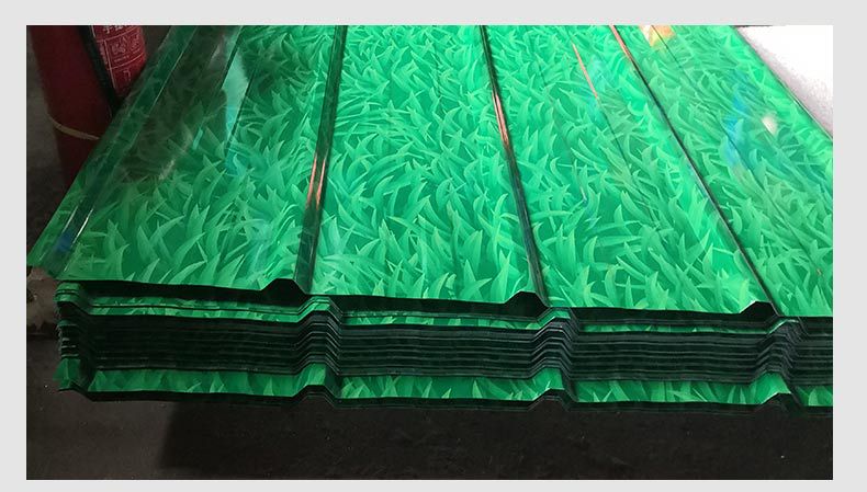 【厂家直供】彩涂绿色v900小草彩钢压型板镀铝锌钢板墙面板围隔断